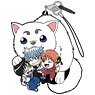 Gin Tama Gin-san & Kagura & Shinpachi of Yorozuya Gin-chan Tsumamare Strap (Anime Toy)