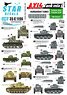 Axis Tank Mix # 6. Hungarian Tanks Mix PzKpfw 38 (t), PzKpfw III Ausf M, T-38 Amphibious Tank, M3 Stuart (ex Soviet). (Decal)
