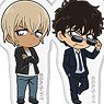 Detective Conan Acrylic Key Ring Collection (Set of 9) (Anime Toy)