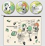 The Idolm@ster Side M Design Produced by Sanrio Cotton Pouch & Can Badge Set Jupiter (Anime Toy)