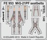 MiG-21PF Seatbelts Steel (for Eduard) (Plastic model)