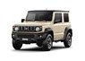 Suzuki Jimny (JB74) Chiffon Ivory Metallic / Black Top (DG5) LHD (Diecast Car)