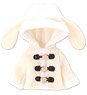 Picco D Usagi-san Coat (Obitsu 11 Wearable) (Off White) (Fashion Doll)
