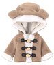 Picco D Kuma-san Coat (Obitsu 11 Wearable) (Brown) (Fashion Doll)