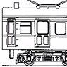 1/80(HO) Type 73 Kabe Line Set Vol.1 (KUMOHA73169 + KUHA79214) (Unassembled Kit) (Model Train)
