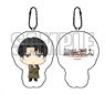 Attack on Titan Mini Cushion Key Ring Levi (Anime Toy)