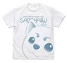 Gin Tama Sadaharu`s Big Nose All Print T-shirt White S (Anime Toy)