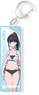 SSSS.Gridman Stick Acrylic Key Ring Rikka Takarada (Swimwear) (Anime Toy)