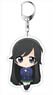 Girls und Panzer Acrylic Key Ring Pea Coat Hana Isuzu (Anime Toy)