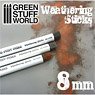 Weathering Brushes 8mm (Set of 3) (Hobby Tool)