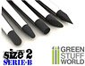 Colour Shapers Brushes Size 2 - Black Firm - Serie-B (Hobby Tool)