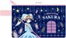 Cardcaptor Sakura Flat Pouch w/Handle Sakura Navy (Anime Toy)