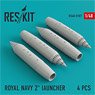 Royal Navy 2` Launcher (4 Pieces) (Plastic model)