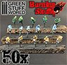 50x Resin Burning Skulls (Plastic model)