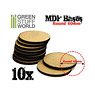 MDF Bases - Round 40mm (10 Pieces) (Display)
