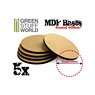 MDF Bases - Round 60mm (5 Pieces) (Display)