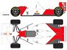 McLaren Ford MP4/8 Monaco GP No,7 Michael Mario Andretti (Diecast Car)