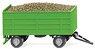 (HO) Trailer beet Loading Green (Model Train)