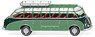 (HO) Setra S8 Tour Bus Dark Green/Green (Model Train)
