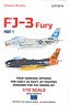 US Navy FJ-3 Fury Part 1 (Decal)