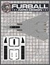 F-14 キャノピー&ウイングウォーク用マスクセット (デカール)