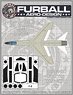 F-8 キャノピー,ホイールハブ&ウォークウェイ用マスクセット (デカール)
