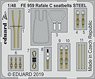 Rafale C Seatbelts Steel (for Revell) (Plastic model)