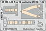 I-16 Type 29 Seatbelts Steel (for ICM) (Plastic model)