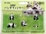 Figuanimal 1/87 Panda Family (7 Pieces) (Model Train)