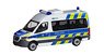 (HO) Mercedes-Benz Sprinter Bus High Roof `Police Department North Rhine-Westphalia` (Model Train)