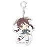 501st Joint Fighter Wing Strike Witches Road to Berlin Tehepero Big Acrylic Key Ring [Gertrud Ver.] (Anime Toy)