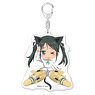 501st Joint Fighter Wing Strike Witches Road to Berlin Tehepero Big Acrylic Key Ring [Francesca Ver.] (Anime Toy)