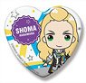 The Idolm@ster Side M Side Mini Heart Can Badge Glory Monochrome Shoma Hanamura (Anime Toy)