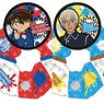 Detective Conan Scrunchie with Can Badge 2 (Set of 6) (Anime Toy)