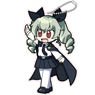 Girls und Panzer das Finale High Five Acrylic Key Ring 4 Anchovy (Anime Toy)