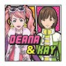 DOUBLE DECKER! Dug & Kirill Square Can Badge Deana & Kay (Anime Toy)