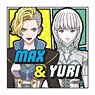 DOUBLE DECKER! Dug & Kirill Square Can Badge Max & Yuri (Anime Toy)