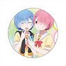 Re:Zero -Starting Life in Another World- Big Can Badge Rem & Ram A (Anime Toy)