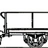 1/80(HO) Type HI500 Freight Wagon Kit (Unassembled Kit) (Model Train)
