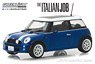 The Italian Job (2003) - 2003 Mini Cooper - Blue with White Stripes (Diecast Car)