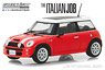 The Italian Job (2003) Mini Cooper S - Red with White Stripes (Diecast Car)