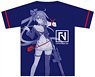 Girls` Frontline Full Color T-Shirt 2 FAL Size XL (Anime Toy)