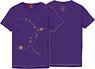 Touken Ranbu T-Shirts [Heshikiri Hasebe] Purple S (Ladies) (Anime Toy)
