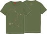 Touken Ranbu T-Shirts [Otegine] City Green S (Ladies) (Anime Toy)