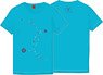 Touken Ranbu T-Shirts [Horikawa Kunihiro] Turquoise Blue L (Mens) (Anime Toy)
