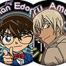 Detective Conan Neon Art Series Kirakira Can Badge (Set of 8) (Anime Toy)