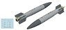 B43-1 Nuclear Weapon w/SC43-4/-7 Tail Assembly (2 Pieces) (Plastic model)