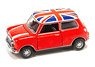 Tiny City No.153 Mini Cooper Red with Union Jack Roof & White Bonnet Stripes (RHD) (Diecast Car)