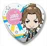 The Idolm@ster Side M Side Mini Heart Can Badge Glory Monochrome Jiro Yamashita (Anime Toy)