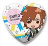 The Idolm@ster Side M Side Mini Heart Can Badge Glory Monochrome Shiro Tachibana (Anime Toy)